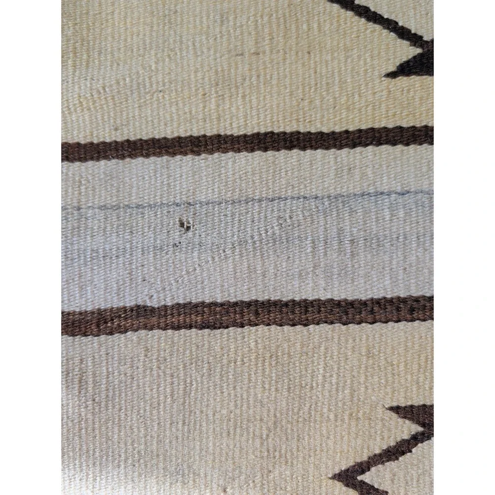 Navajo Rug, Banded Double Saddle Blanket. 62